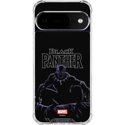 Marvel Black Panther Night Time Watch Google Pixel 10 Clear Case